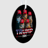 Donald Trump macht Cats wieder sicherer Red Hat 20 Ornament (Vorderseite)