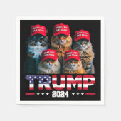 Donald Trump macht Cats wieder sicherer Red Hat 20 Serviette (Vorderseite)