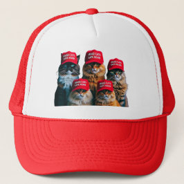 Donald Trump macht Cats wieder sicherer Red Hat 20 Truckerkappe
