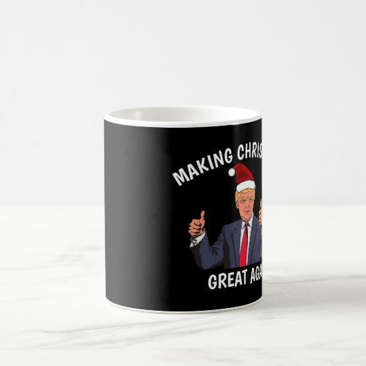 DONALD TRUMP MACHT CHRISTMAS WIEDER GROSSEN KAFFEE KAFFEETASSE (Mittel)