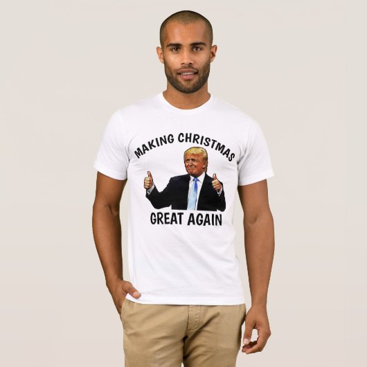 DONALD TRUMP MACHT CHRISTMAS WIEDER GROSSEN T - Sh T-Shirt (Vorne ganz)