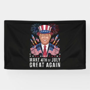 Donald Trump macht den 4. Juli wieder groß Banner