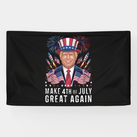 Donald Trump macht den 4. Juli wieder groß Banner (Horizontal)