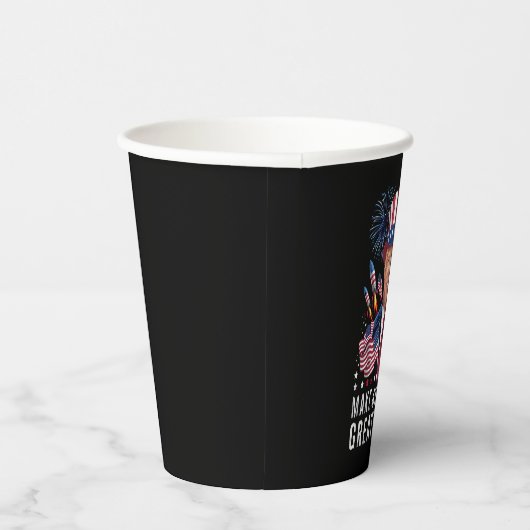 Donald Trump macht den 4. Juli wieder groß Pappbecher (Rechts)