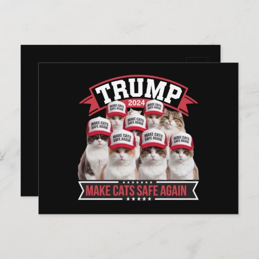 Donald Trump macht die Debatte 2024 wieder für Sic Postkarte (Vorne/Hinten)