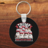 Donald Trump macht die Debatte 2024 wieder für Sic Schlüsselanhänger (Vorderseite)