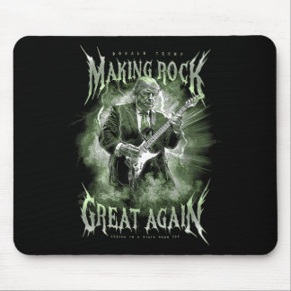 Donald Trump macht Rock Music wieder Vintag Mousepad