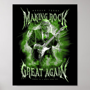 Donald Trump macht Rockmusik wieder großartig Vint Poster