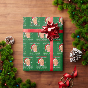 Donald Trump macht Weihnachten wieder großartig Geschenkpapier