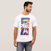 Donald Trump MAGA 2024 Moderne Kunst Kaws Style T-Shirt (Vorne ganz)