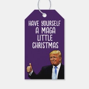 DONALD TRUMP MAGA CHRISTMAS GIFT TAGS GESCHENKANHÄNGER