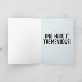 DONALD TRUMP MAGA KLEINE Weihnachtskarte Feiertagskarte (Innenseite)