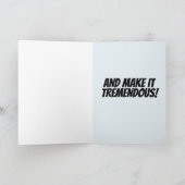 DONALD TRUMP MAGA KLEINE Weihnachtskarten Feiertagskarte (Innenseite)