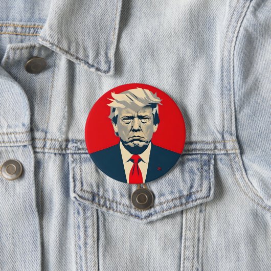 Donald Trump MAGA Red & Navy Car Magent Button (Beispiel)