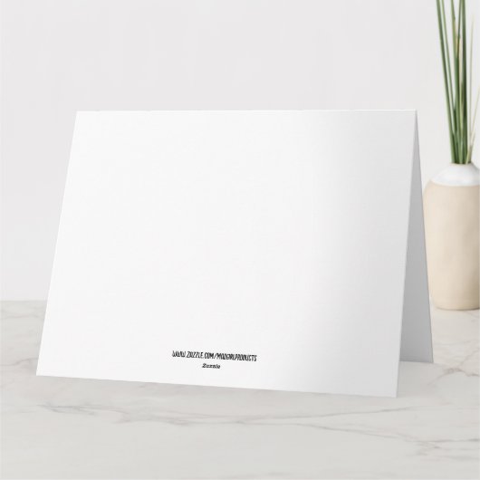 DONALD TRUMP MAGA SANTA CHRISTMAS GREETCARDS KARTE (Rückseite)