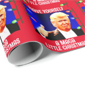 DONALD TRUMP MAGA WENIG FRÜHSTÜCKSBUCH GESCHENKPAPIER (Rolleneckpunkt)
