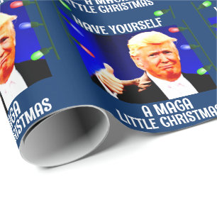 DONALD TRUMP MAGA WENIG FRÜHSTÜCKSBUCH GESCHENKPAPIER