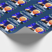 DONALD TRUMP MAGA WENIG FRÜHSTÜCKSBUCH GESCHENKPAPIER (Ecke)