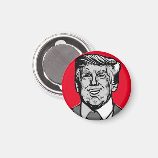 DONALD TRUMP MAGNET (Vorderseite/Rückseite)