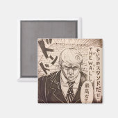 Donald Trump MANGA Magnet (Vorderseite/Rückseite)