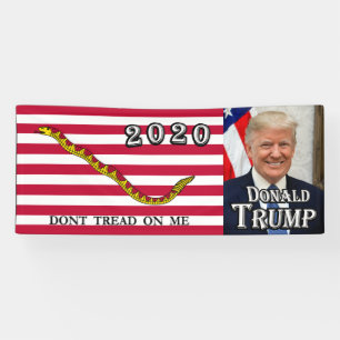 Donald Trump - Marine-Jack-Flagge - Treten Sie mir Banner