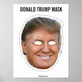 Donald Trump Mask Cutout Poster (Vorne)