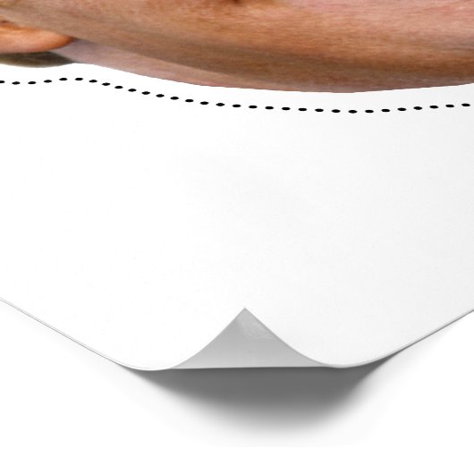 Donald Trump Mask Poster (Ecke)