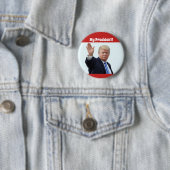 Donald Trump "MEIN PRÄSIDENT" Knopf Button (Beispiel)