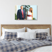 Donald Trump & Melania 4. Juli 2020 Leinwanddruck (Insitu (Schlafzimmer))