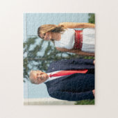 Donald Trump & Melania 4. Juli 2020 Puzzle (Vertikal)
