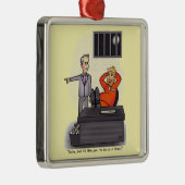 Donald Trump Metal Ornament Aus Metall (Rechts)