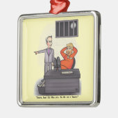 Donald Trump Metal Ornament Aus Metall (Links)