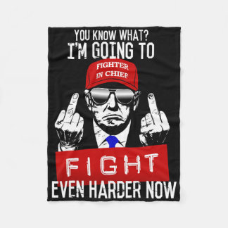 Donald Trump Middle Finger Dreht ab Pro Republ Fleecedecke