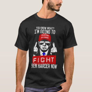 Donald Trump Middle Finger Dreht ab Pro Republ T-Shirt