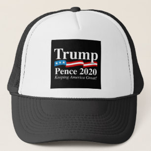 Donald Trump Mike Pence 2020 Trucker Hat Truckerkappe