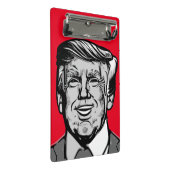 DONALD TRUMP MINI KLEMMBRETT (Schrägansicht)