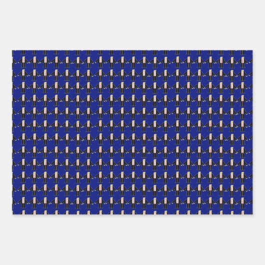 Donald Trump Minis Geschenkpapier Set (Vorderseite 2)