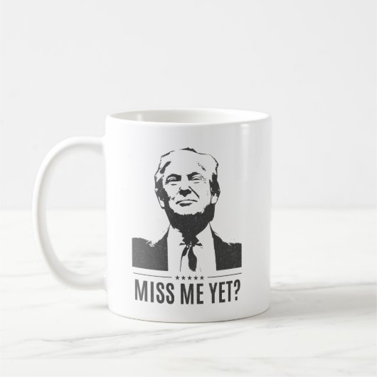 Donald Trump - Miss mich doch? #MAGA Kaffeetasse (Links)