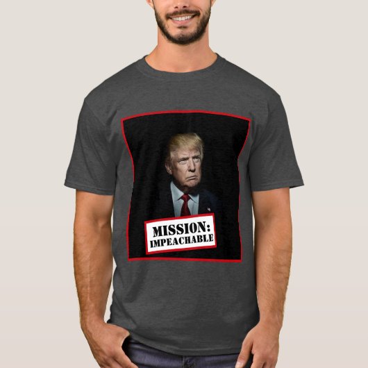 Donald Trump — Mission: undurchführbar T-Shirt (Vorderseite)