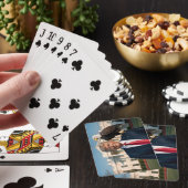 Donald Trump mit American Eagle auf der Schulter Spielkarten (In Situ)