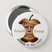 Donald Trump: Mit dem Kern drehen Button (Vorne & Hinten)