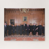 Donald Trump mit den Richtern am Obersten Gerichts Puzzle (Horizontal)