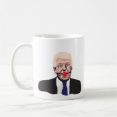 Donald Trump mit einem Gagball - Tasse mit zwei (Links)