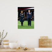 Donald Trump mit First Lady Melania Poster (Küche)