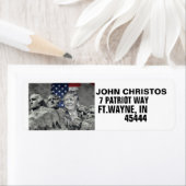 DONALD TRUMP MOUNT RUSHMORE Rücksendeadresse Etike (Insitu)