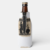 Donald Trump Mugshot Gewollt Poster - Georgia Coun Flaschenkühler (Flasche Rückseite)