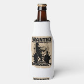 Donald Trump Mugshot Gewollt Poster - Georgia Coun Flaschenkühler (Flaschenvorderseite)