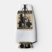 Donald Trump Mugshot Gewollt Poster - Georgia Coun Flaschenkühler (Rückseite)