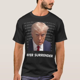 Donald Trump Mugshot Not Guilty Trump Unterstützer T-Shirt