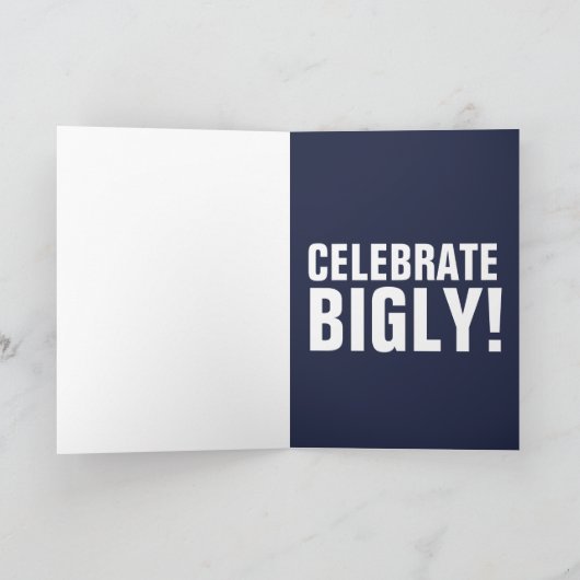 DONALD TRUMP NEUE JAHRE GRÜSSENDE KARTEN (Innenseite)